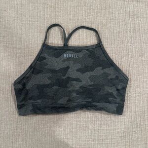 NOBULL Black Camo Sports Bra